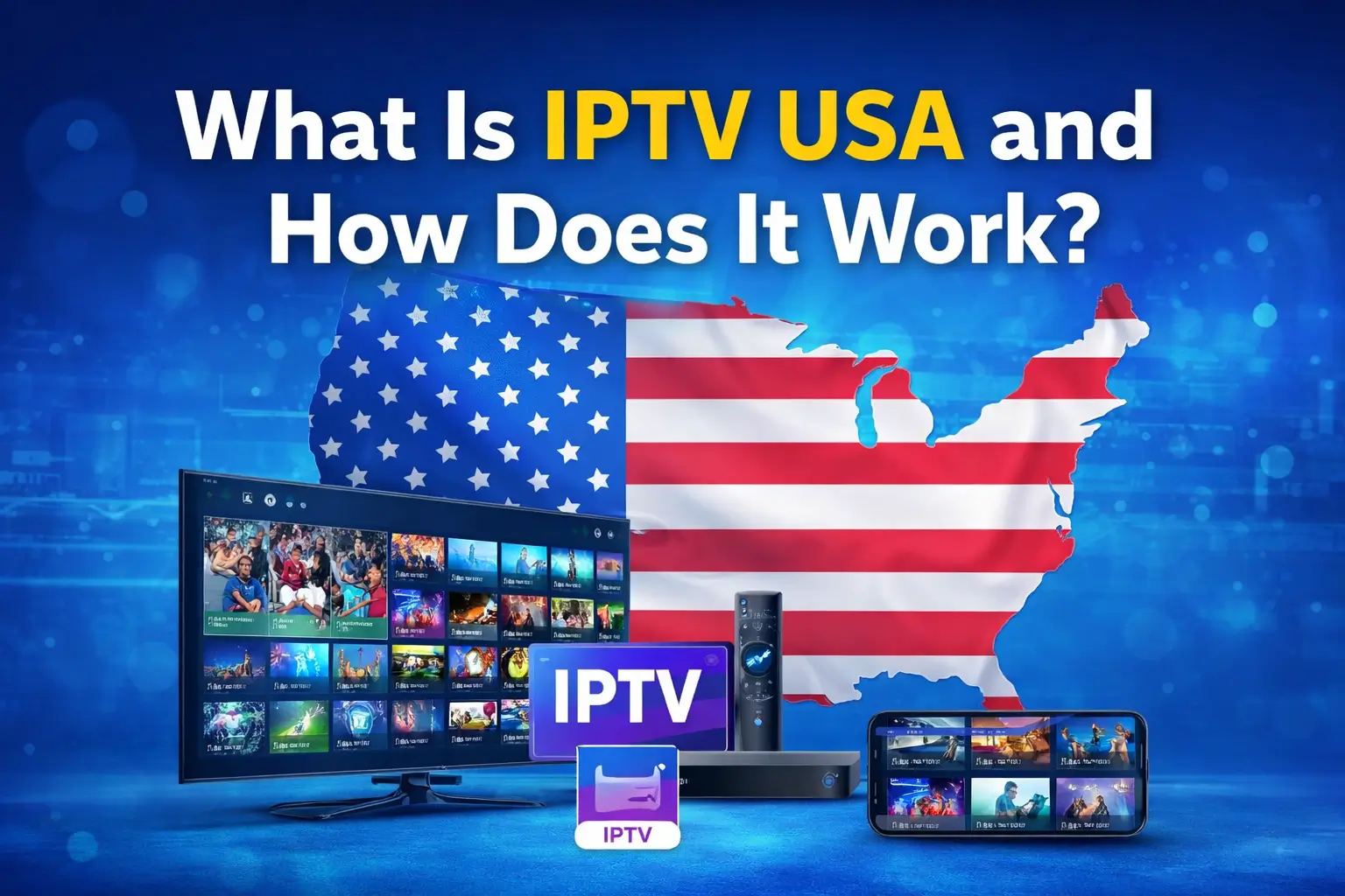 What is IPTV USA and how it works – IPTV streaming service in the United States on Smart TV and streaming devices